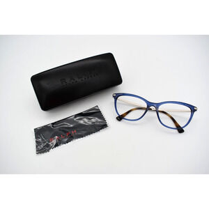 Ralph Lauren Blue and Brown Women's Eyeglasses with Case
